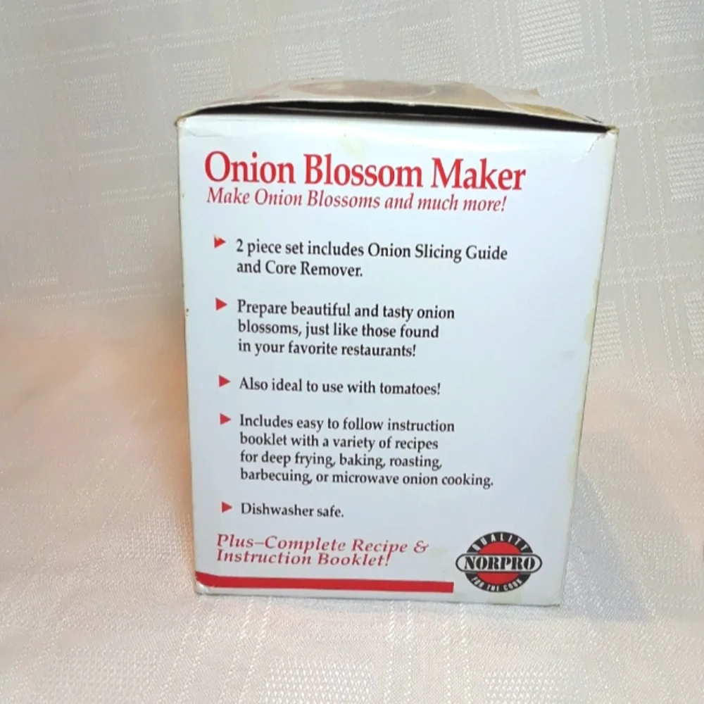 Home Norpro Onion Blossum Maker Recipes  Instructions Cook Kitchen Cooking Tools
